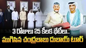 CM Chandrababu Dubai Tour: 3 రోజులు 25 కీలక భేటీలు..