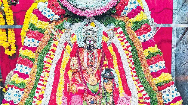 పార్వతీదేవి అలంకారంలో బోయకొండ గంగమ్మ