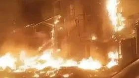 Kondagattu Fire Accident: కొండగట్టులో భారీ అగ్ని ప్రమాదం.. 22 షాపులు దగ్ధం