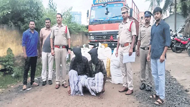 408 కిలోల గంజాయి పట్టివేత 