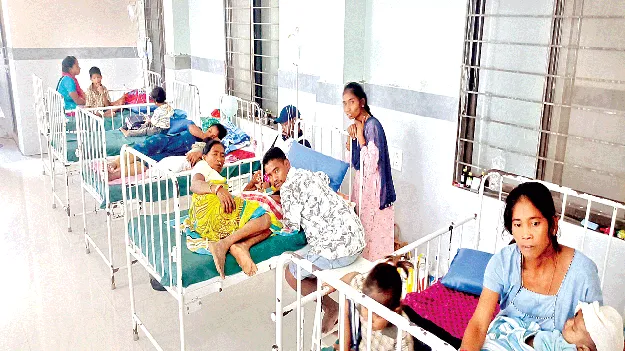   Hospital   ఏరియా ఆసుపత్రి కిటకిట