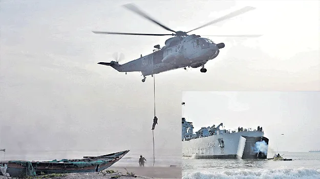 జల ప్రహార్‌.. సైనికా జోహార్‌!