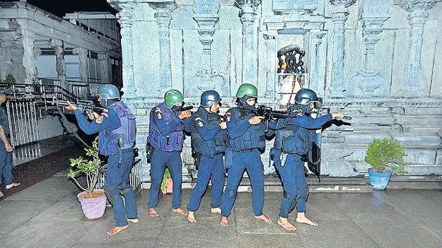 Kanipakam: కాణిపాకంలో ‘ఆక్టోపస్‌’ మాక్‌ డ్రిల్‌