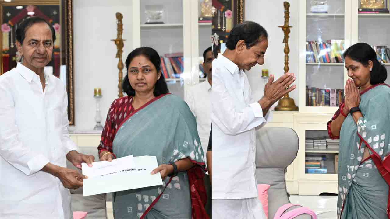 KCR Bform to Maganti Sunitha: మాగంటి సునీతకు బీఫాం ఇచ్చిన బీఆర్ఎస్ అధినేత కేసీఆర్