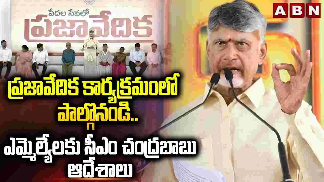 CM Chandrababu: ప్రజా సమస్యలపై దృష్టి పెట్టాలి.. ఎమ్మెల్యేలకు సీఎం చంద్రబాబు కీలక సూచనలు