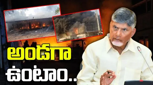 CM Chandrababu Reacts Fire Accident: బాధిత కుటుంబాలను ఆదుకుంటాం.. అగ్నిప్రమాదంపై సీఎం
