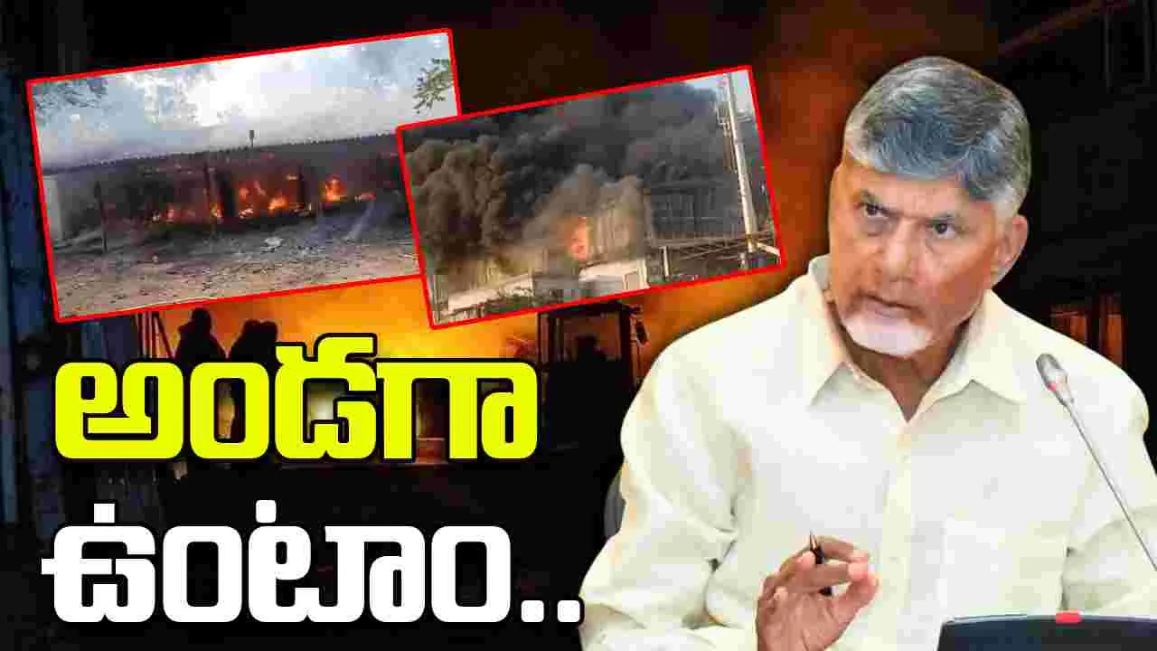 CM Chandrababu Reacts Fire Accident: బాధిత కుటుంబాలను ఆదుకుంటాం.. అగ్నిప్రమాదంపై సీఎం