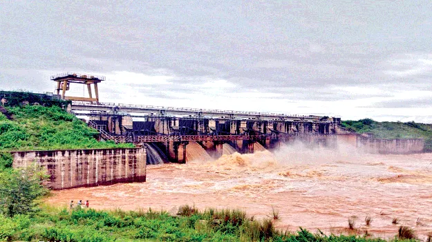 Flood in Nagavali River నాగావళికి వరద  