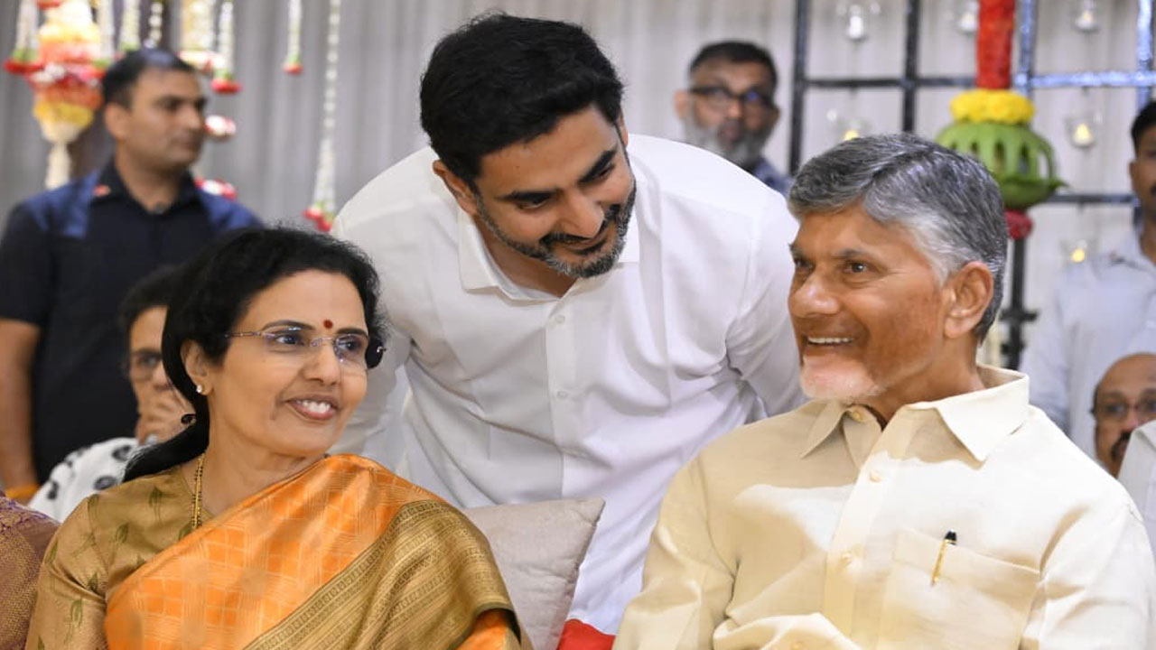 Nara Rohit Wedding: వైభవంగా నారా రోహిత్ వివాహం.. హాజరైన చంద్రబాబు దంపతులు, లోకేష్