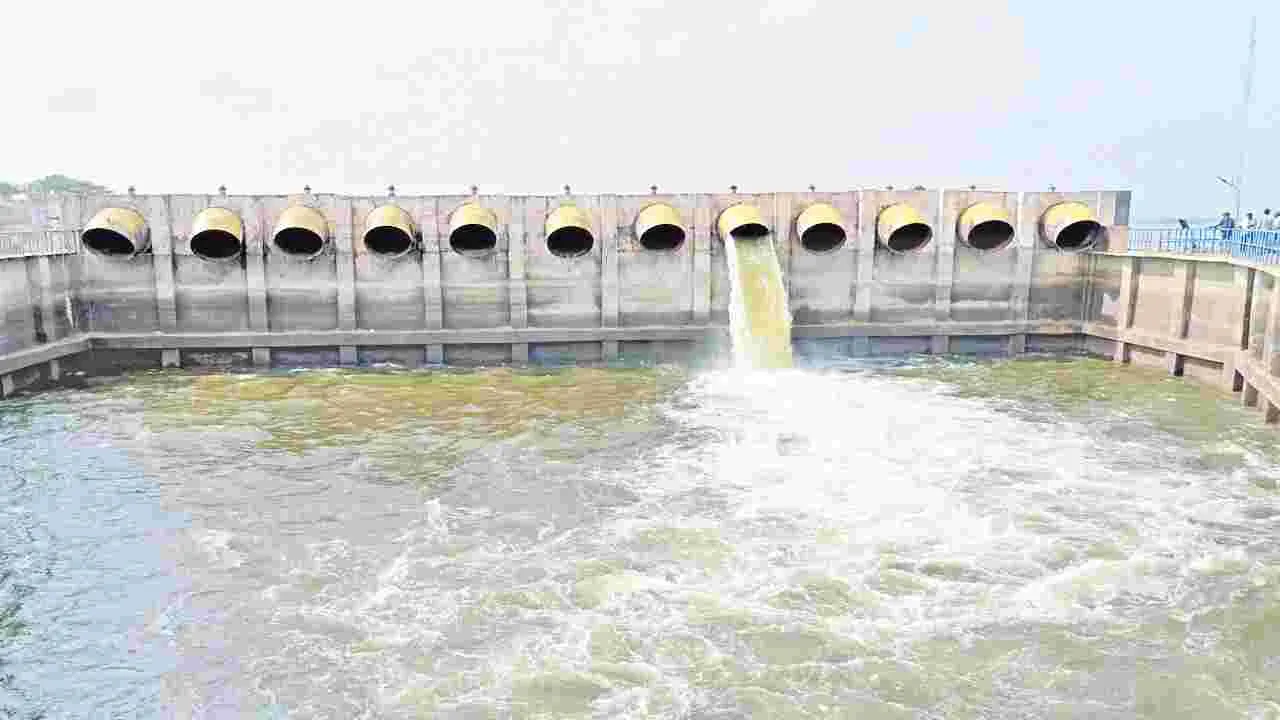 Krishna Water: కరువు నేలలో.. కృష్ణమ్మ పరవళ్లు