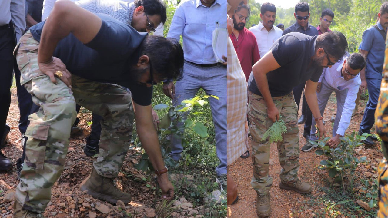 Deputy CM Pawan: మామండూరు అటవీ ప్రాంతాన్ని సందర్శించిన డిప్యూటీ సీఎం పవన్