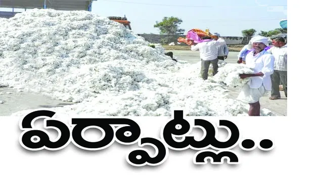 పత్తి కొనుగోళ్లకు ఏర్పాట్లు