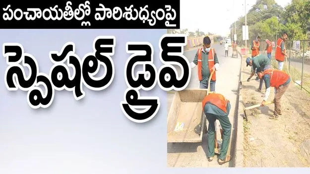 పంచాయతీల్లో పారిశుధ్యంపై స్పెషల్‌ డ్రైవ్‌