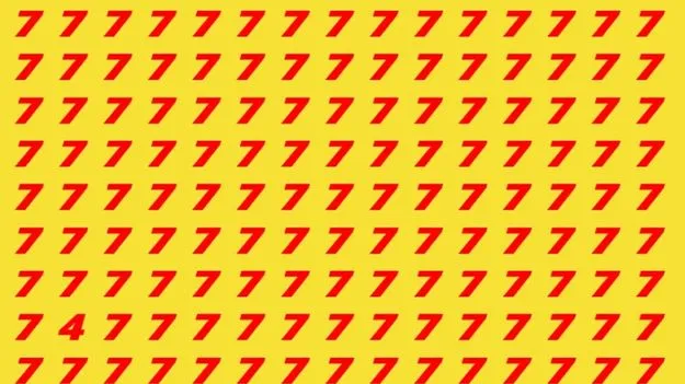 Optical Illusion Test: మీ కళ్లు షార్ప్ అయితే.. ఈ 7ల మధ్యలో 4ను 7 సెకెన్లలో కనిపెట్టండి..