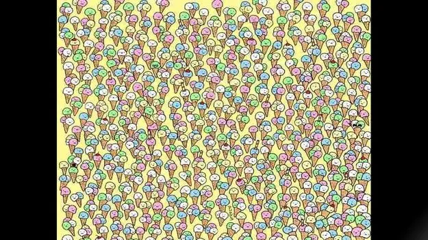 Optical Illusion Test: ఐస్‌క్రీమ్‌ల మధ్యలో లాలీపాప్.. ఎక్కడుందో 15 సెకెన్లలో కనిపెట్టండి..