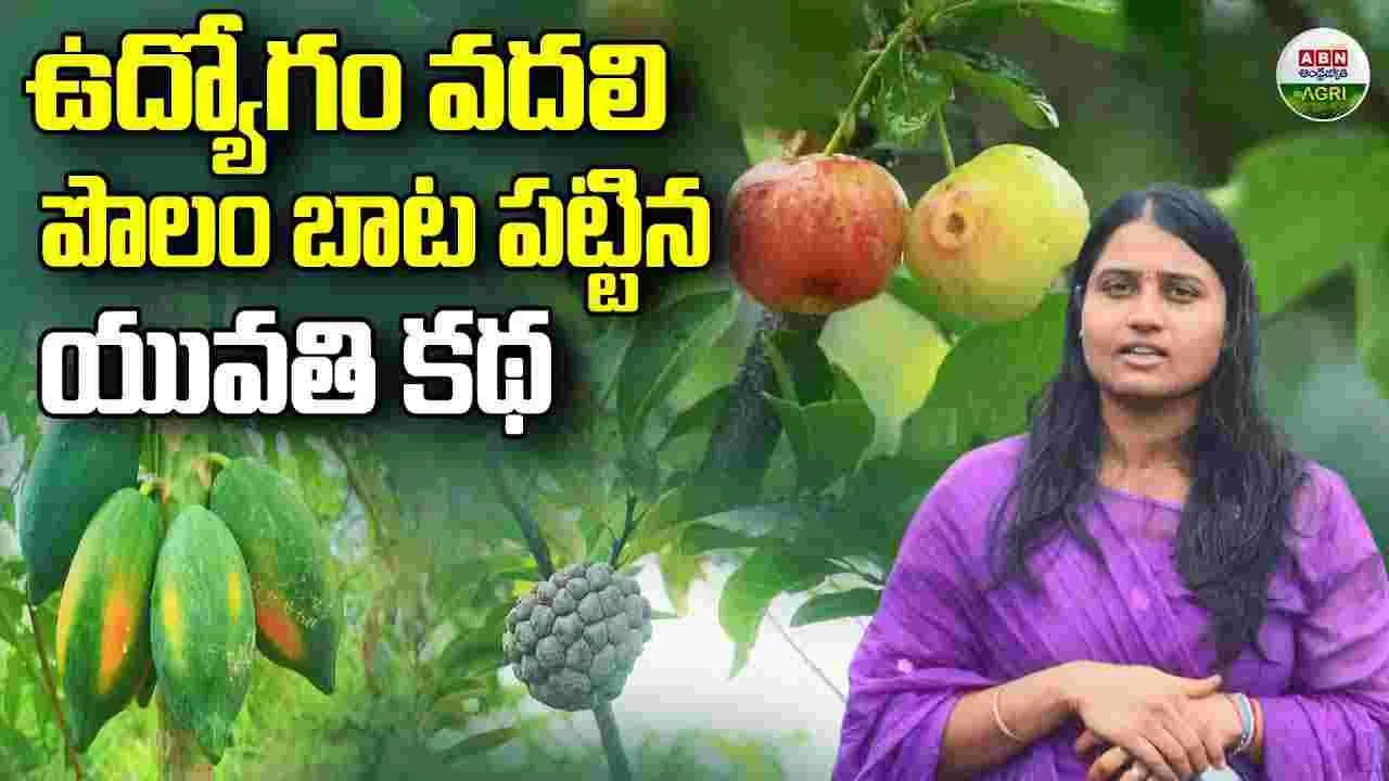 Farming: ఉద్యోగం వదలి పొలంబాట పట్టిన యువతి కథ