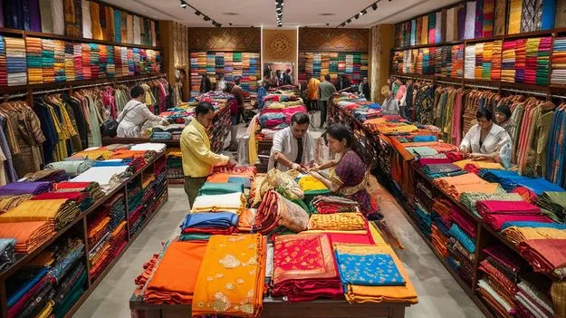 Diwali: దీపావళి ఎఫెక్ట్... ఒక్కరాత్రే ఆ నగరంలో రూ.7 కోట్ల వస్త్ర వ్యాపారం 