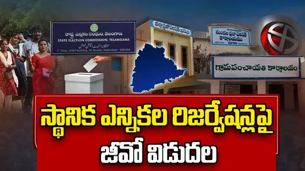Local Body Elections: స్థానిక ఎన్నికల రిజర్వేషన్లపై జీవో విడుదల