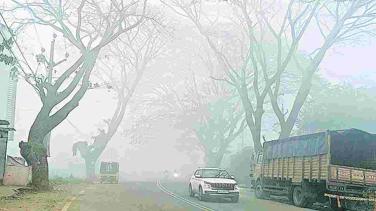 మన్యంపై మంచు దుప్పటి