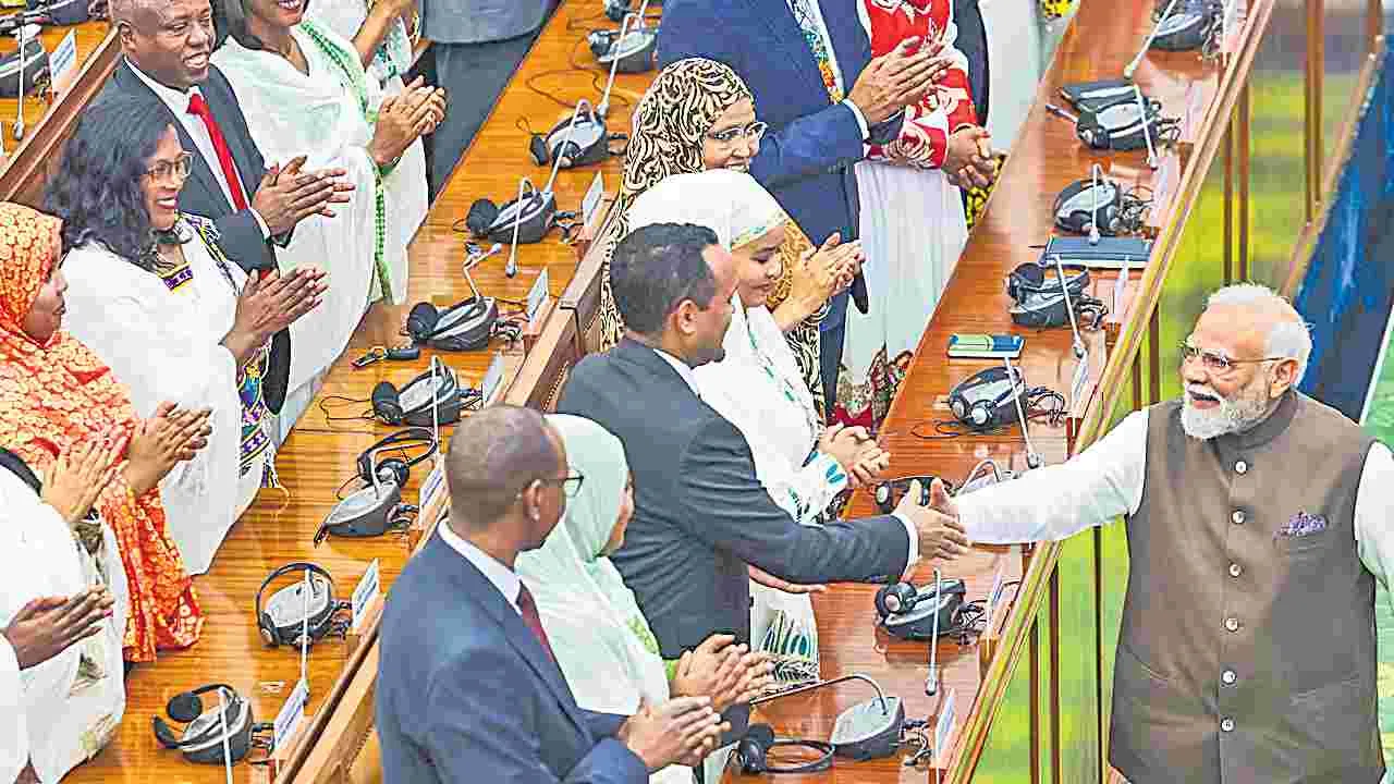 Prime Minister Modi: గుజరాత్‌ మాదిరిగానేఇథియోపియా సింహాల భూమి!