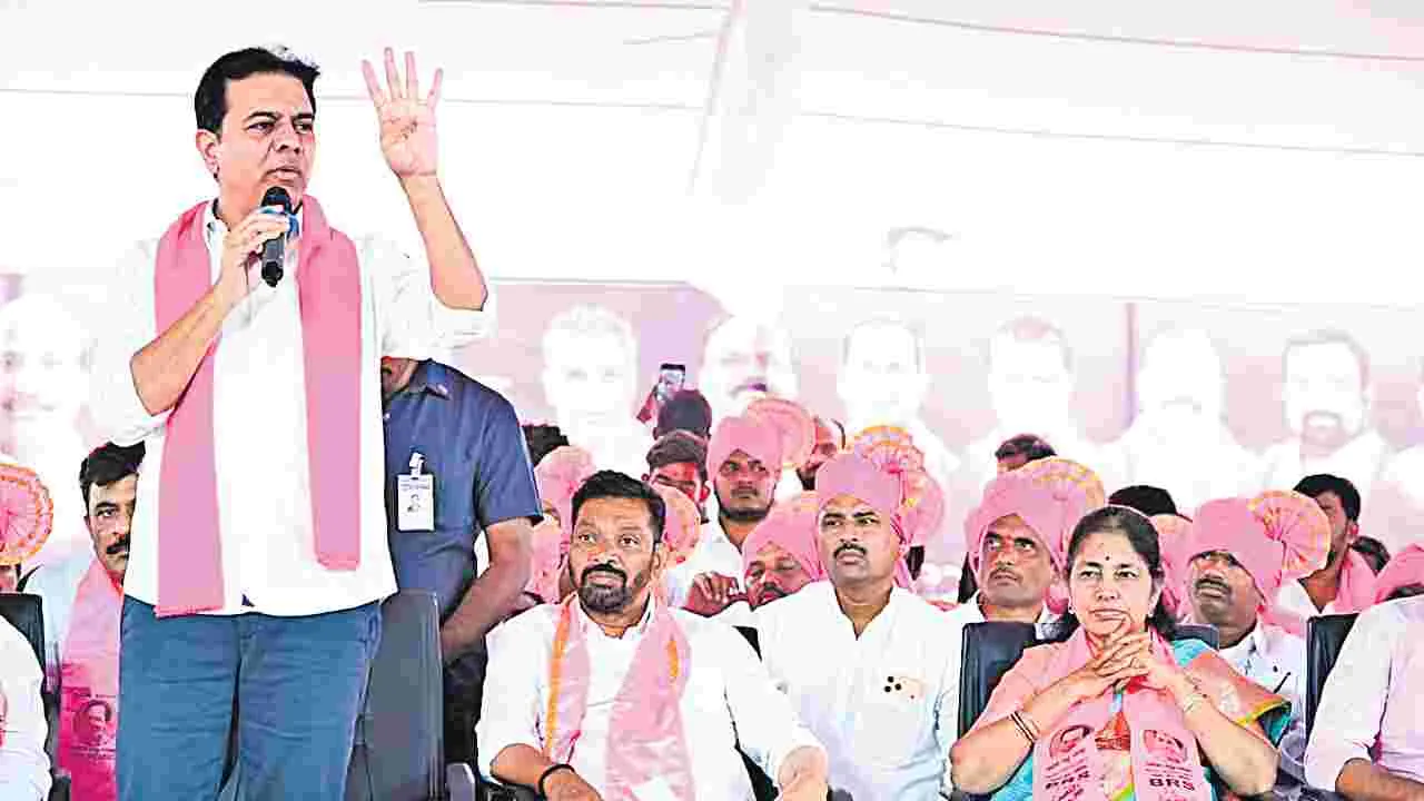 BRS Working President KTR: పాలిచ్చే బర్రెను వదిలిదున్నపోతును తెచ్చుకున్నట్లుంది
