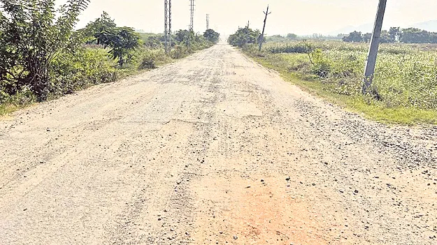 అధ్వానంగా తాళ్లూరు - శివరాంపురం రోడ్డు