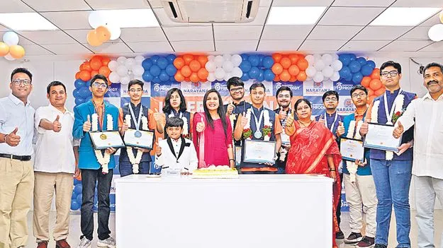Narayana students: అంతర్జాతీయ సైన్స్‌ ఒలింపియాడ్స్‌ 2025లో నారాయణ విద్యార్థుల ప్రతిభ