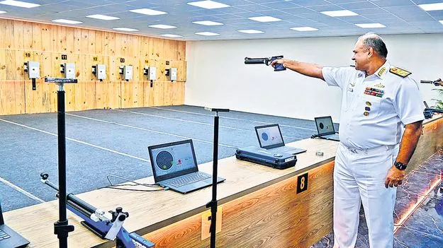 నేవీలో ఇండోర్‌ షూటింగ్‌ రేంజ్‌ సెంటర్‌ ప్రారంభం