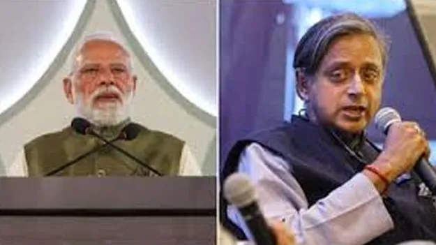 Tharoor Praises PM Modi: ప్రధాని ప్రసంగం విన్నందుకు సంతోషించా! 