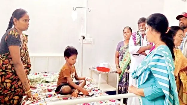 అంగన్‌వాడీ చిన్నారులకు అస్వస్థత