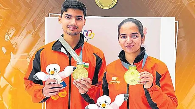 Deaflympics: ప్రాంజలి జోడీకి పసిడి