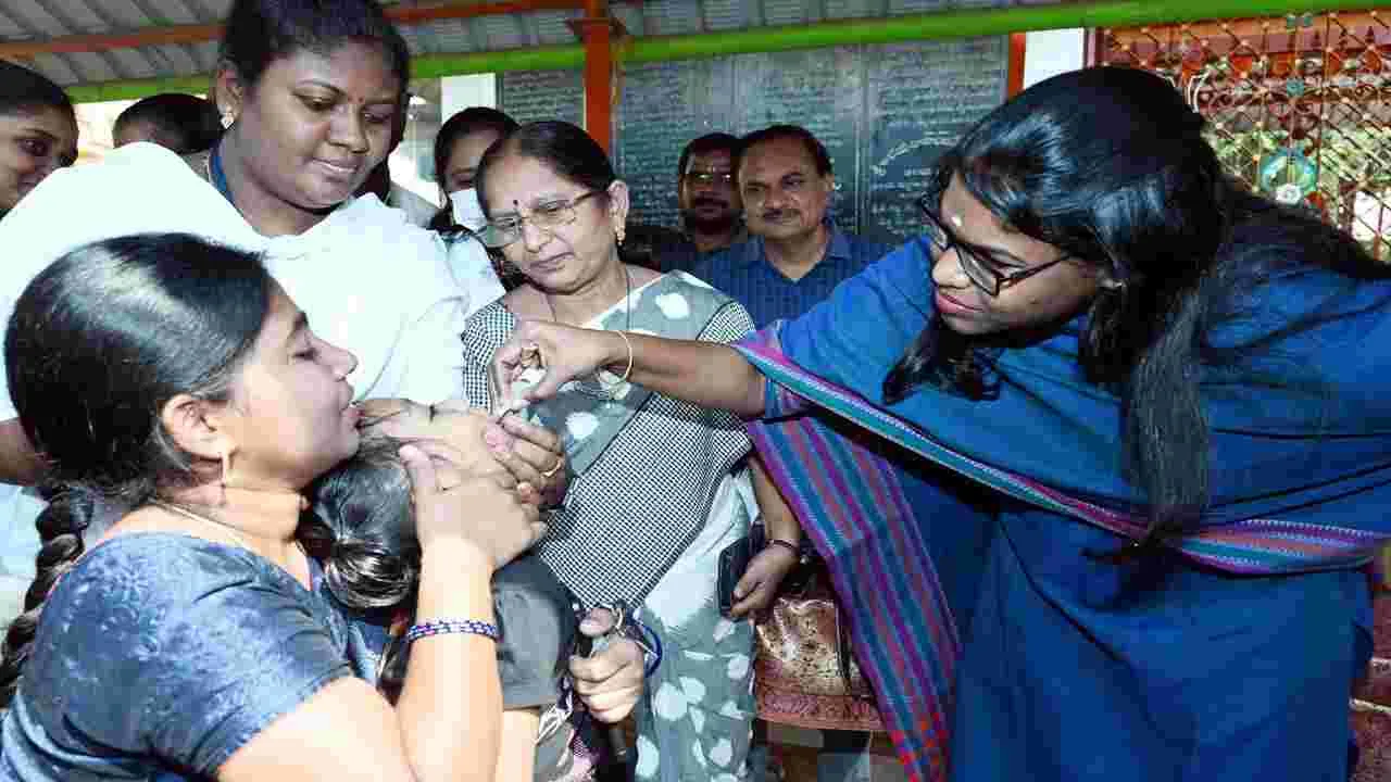 చుక్కల మందుకు చక్కని స్పందన