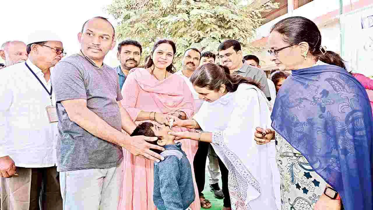 చిన్నారుల ఆరోగ్యానికి రెండు చుక్కలు