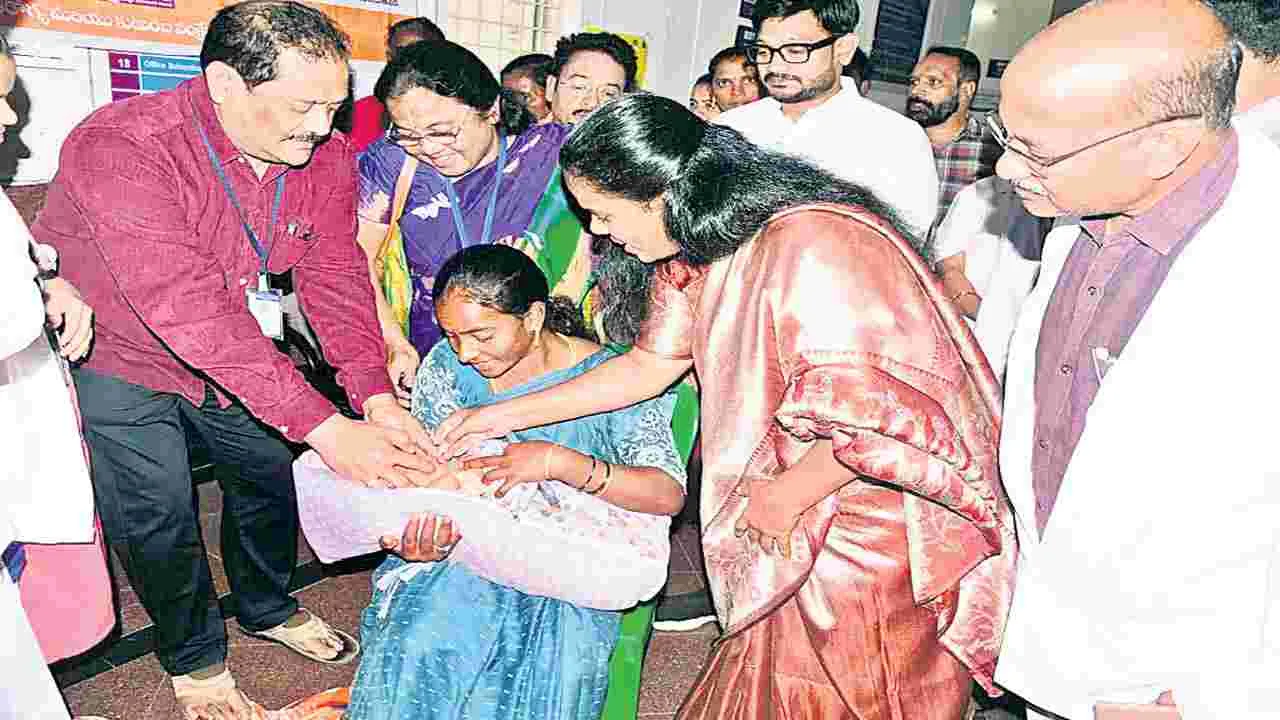 96.72% మందికి పోలియో చుక్కలు