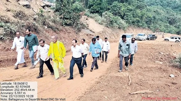 శరవేగంగా రహదారుల పనులు