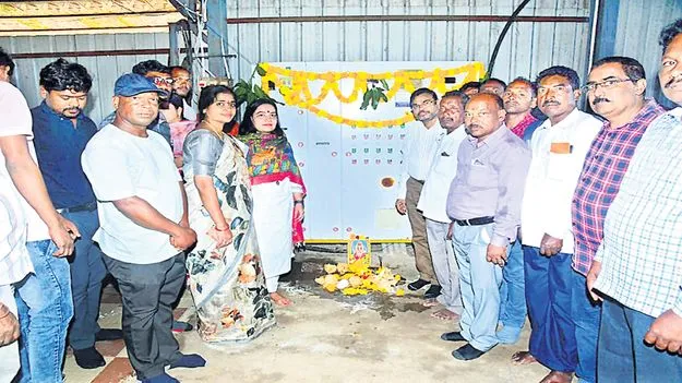 కాఫీ పండ్ల పల్పింగ్‌ ప్రారంభం