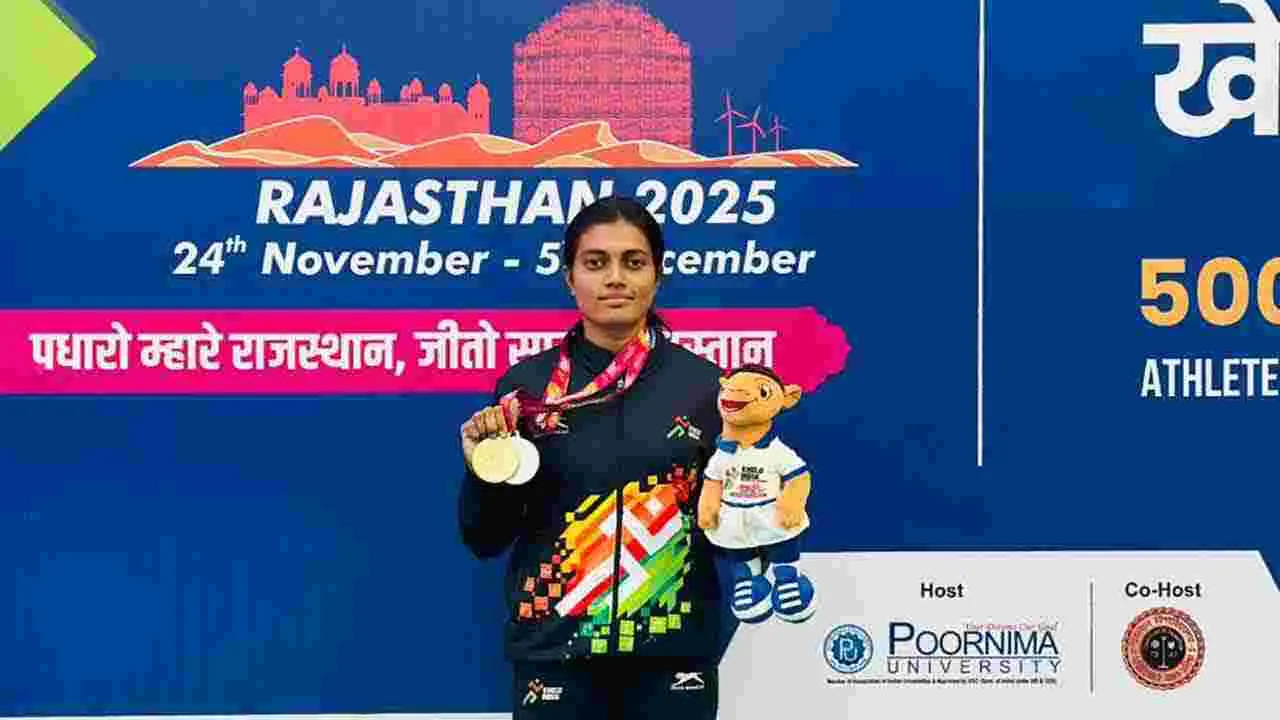 Khelo India University Games 2025: చికిత డబుల్‌ ధమాకా