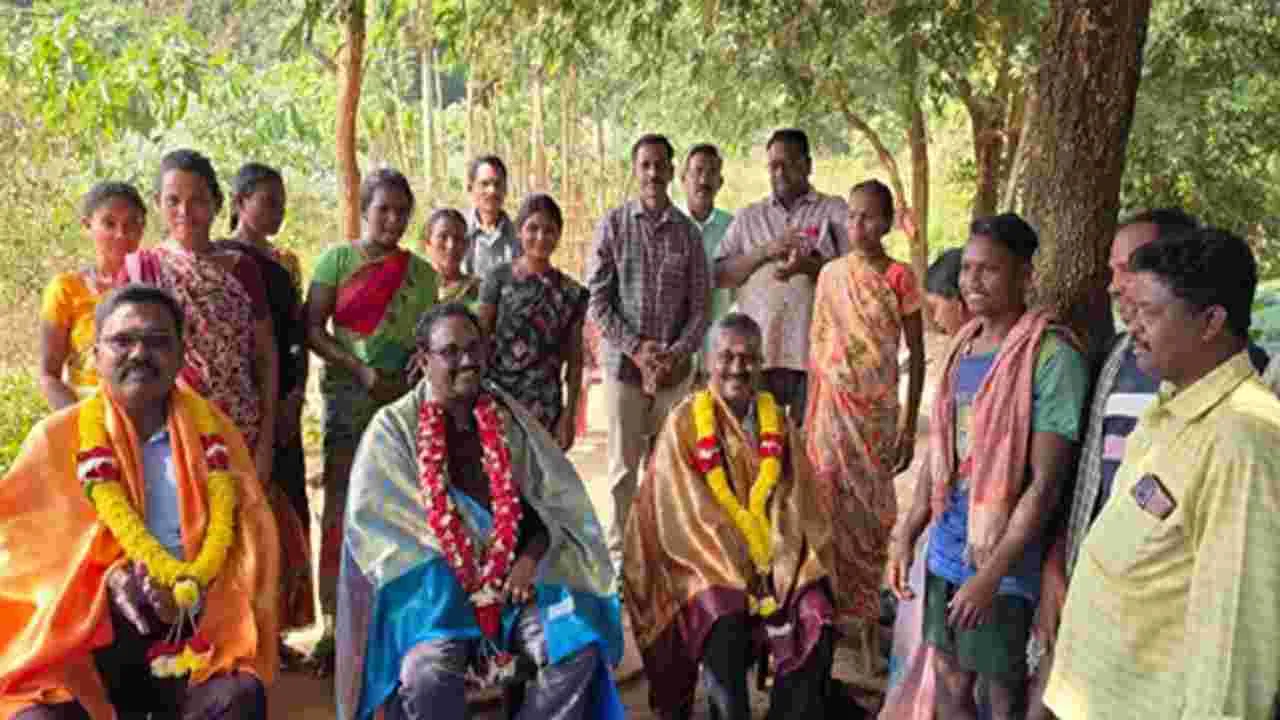 గిరిజన గ్రామానికి విద్యుత్‌ వెలుగులు