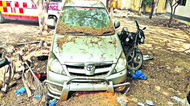VEHICLE:  ప్రభుత్వ వాహనం మూలకు...