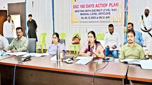 వంద శాతం ఉత్తీర్ణత సాధించాలి : కలెక్టర్‌