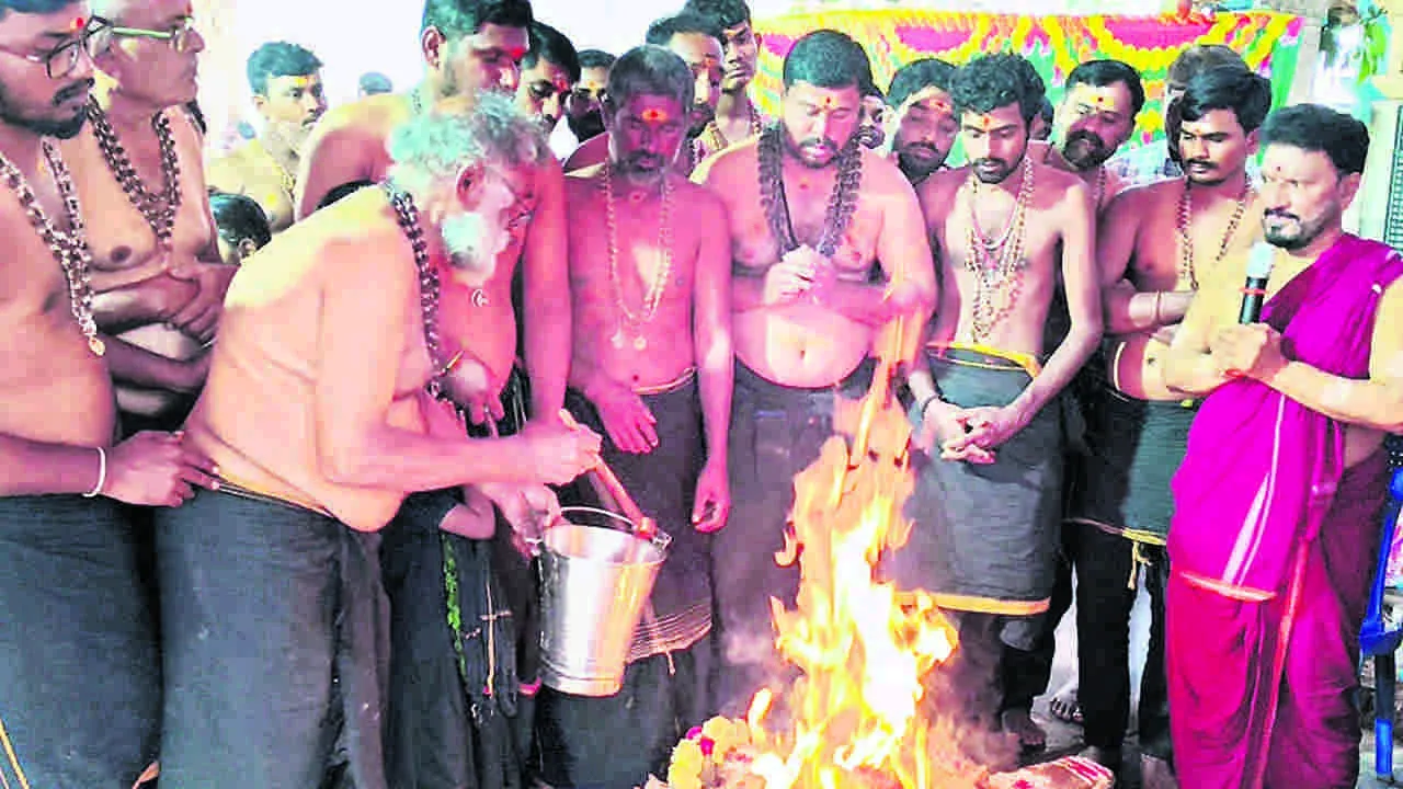 GOD:  ఘనంగా ఆయ్యప్పస్వామి కన్నెపూజ
