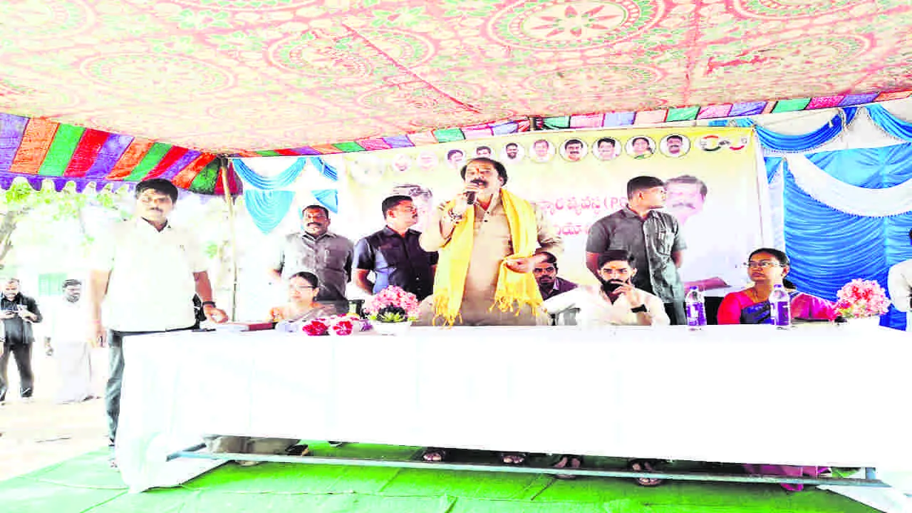 MLA JAYARAM: ప్రజా సమస్యల పరిష్కారమే లక్ష్యం: 