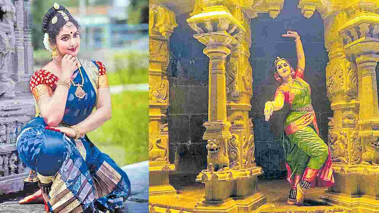 Young Kuchipudi dancer Himansi Choudary: కోవెలలో దీపంలా