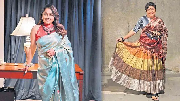 Saree Draping Styles: చీర కట్టు కళాత్మకంగా