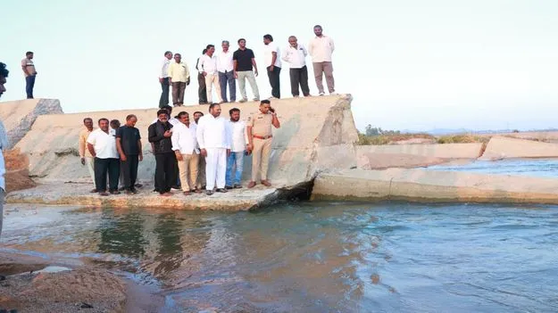 నాణ్యత లోపంతోనే కృంగిన చెక్‌డ్యామ్‌