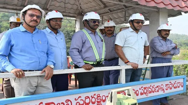 బెల్లంపల్లి ఏరియాలో ఈడీ పర్యటన