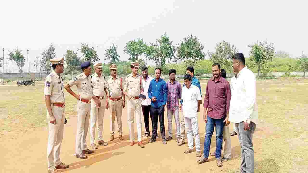  సీఎం పర్యటన ఏర్పాట్ల పరిశీలన