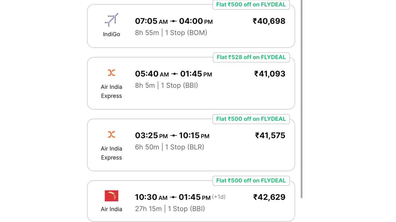 భారీగా ఇండిగో ఫ్లైట్ సర్వీసుల రద్దు.. ఆకాశాన్ని అంటిన టికెట్ ధరలు..