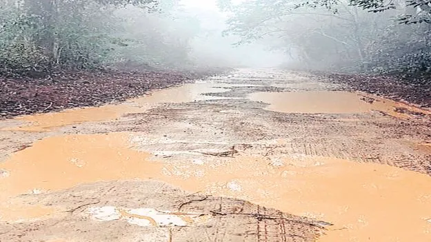 అంతర్రాష్ట్ర రహదారి అధ్వానం