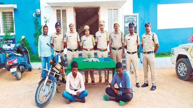 ఇద్దరు గంజాయి విక్రేతల అరెస్టు